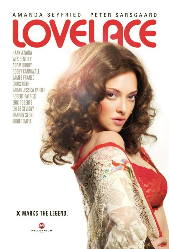 Lovelace – Starring Amanda Seyfried & Peter Sarsgaard.  Directed by Jeffrey Friedman & Rob Epstein.  Written by Andy Bellin.