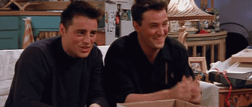 via GIPHY  Chandler friends, Tv shows funny, Friends gif